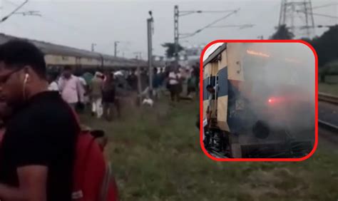 Passenger Train Catches Fire In Balasore All Passengers Alight Safely