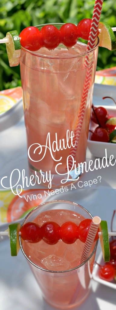 Adult Cherry Limeade Who Needs A Cape