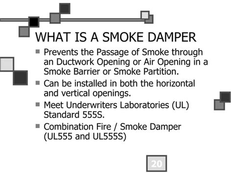 Smoke Damper Presentantion