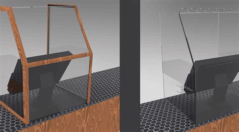 Renders Of Custom Social Distancing Pos Partitions By Arch Production