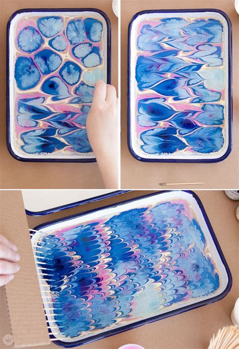 Make Your Own Marbled Paper With Images Marble Paper Marbleized