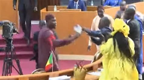 Senegal Mp Slaps Female Lawmaker Sets Off Parliament Brawl World News The Indian Express
