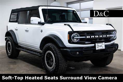 2021 Ford Bronco Outer Banks Soft Top Heated Seats Surround View Camera