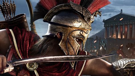 Wallpaper Video Games Spartans Greek Mythology Greece Assassins