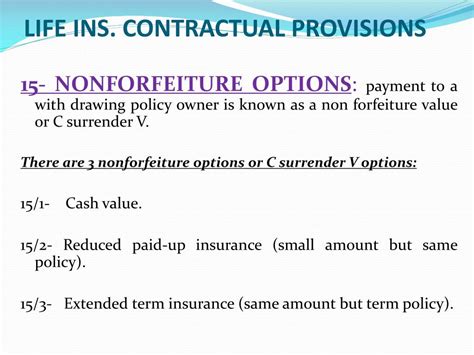 How does the base insurance work? PPT - Chapter 4 Life Insurance Contractual Provisions PowerPoint Presentation - ID:2015015