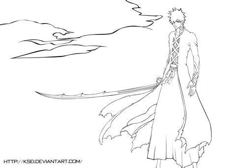 He gave a moral lecture to a hollow (who was trying to kill his former sister out of. Free Ichigo Coloring Pages, Download Free Clip Art, Free ...