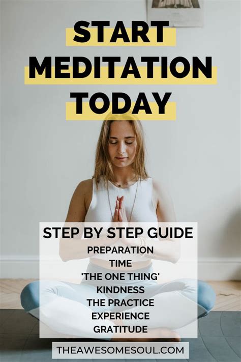 Start Meditation Today With A Simple Step By Step Guide Beginners