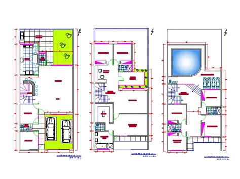 Planos De Casa D En Dwg Autocad Vivienda Unifamiliar D Proyectos Hot