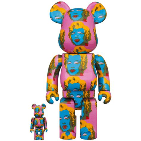 be rbrick 400 and 100 andy warhol camo myplasticheart