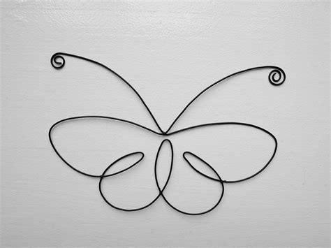 Papillon Fil De Fer Butterfly En Fil De Fer Décoration Murale Fil De