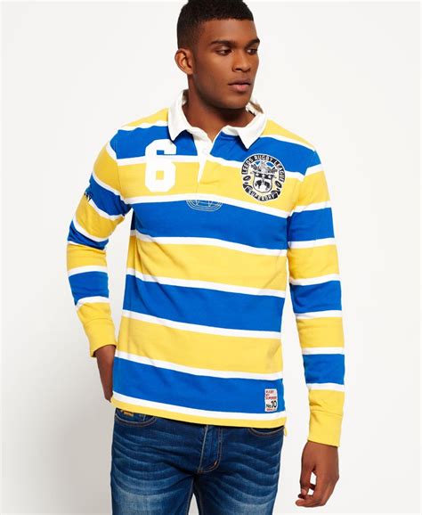 Ihre vertrauenswürdige quelle für uniformen und taktische ausrüstung. Superdry Leeds Rhinos Scrum Stripe Rugby-Shirt - Herren ...