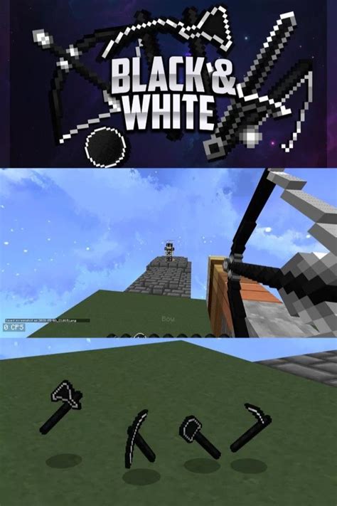 Shiro Black And White Pvp Texture Pack 189 Texture Packs Black And