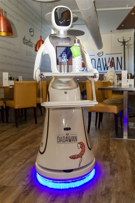 Robot Waiters Serve Drinks And Take Temperatures At This Dutch