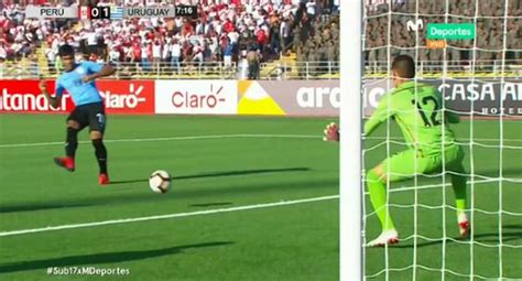 Perú Vs Uruguay El Gol Que Recibió La Bicolor Antes De Los 10 Minutos Del Partido Video