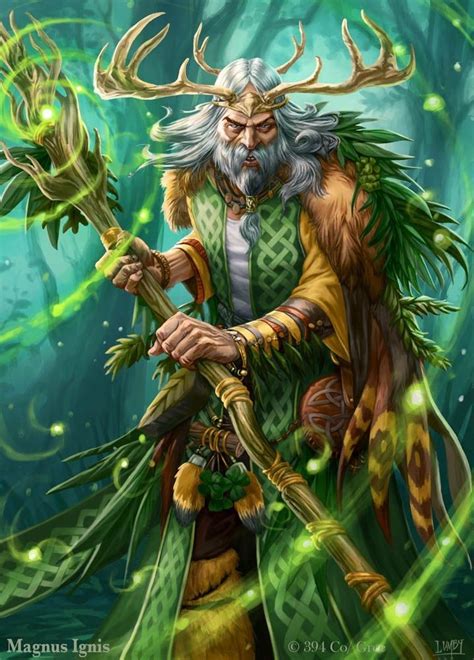 Character Art Season 3 Druids Fantasy Wizard Character Art Druid