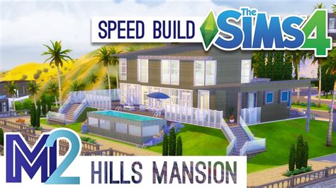 Sims 4 Get Famous Speed Build Hills Mansion Youtube