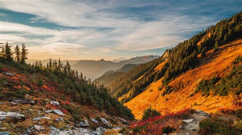 Mountains Scenery Sky North Cascades 4k Hd Nature