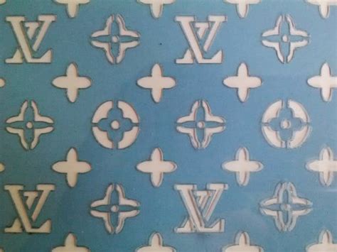 Check spelling or type a new query. Louis Vuitton Stencil For Cakes And All Purposes 8 X 8 ...
