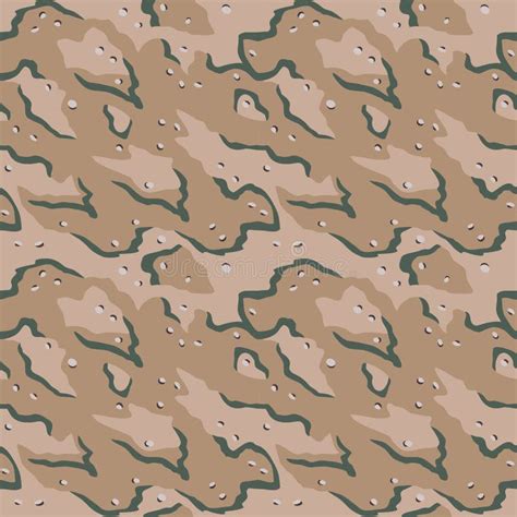 Military Desert Sand Camouflage Pattern Stock Vector Illustration Of