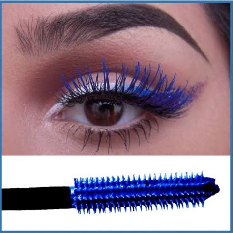 Put Your Black And Brown Mascara On Pause Because This Blue Mascara