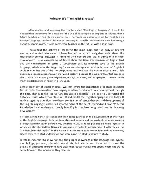 Example Of Reflection 1 English Sba Natural Disaster Essay In English