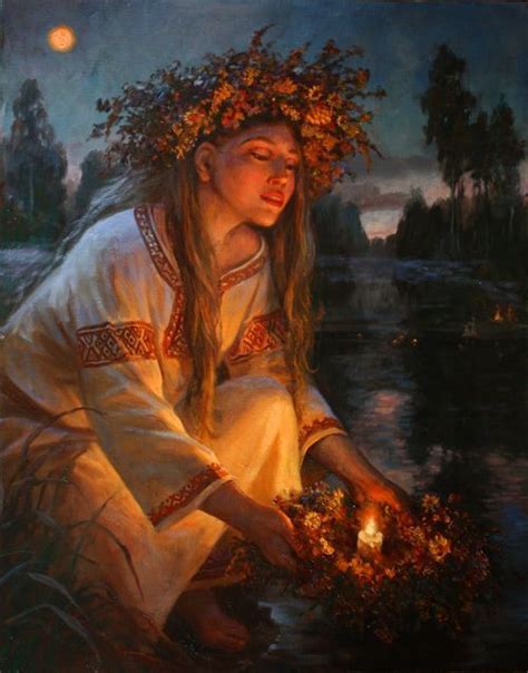 La Curandera Cósmica Pagan art Slavic folklore Russian art