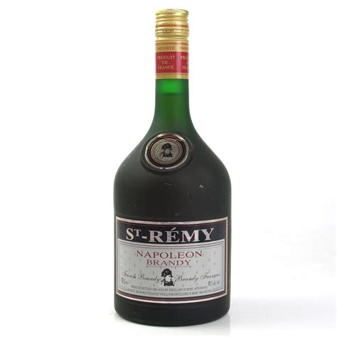 Brandy brunel napoleon vsop is supplied as a separate drink, it can be added to smoothies. St Remy Napoleon Brandy 1 Litre | Whisky Auctioneer