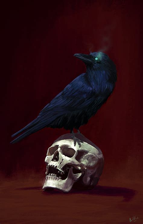 Artstation Skull And Raven