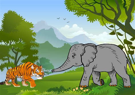 Harimau Dan Gajah