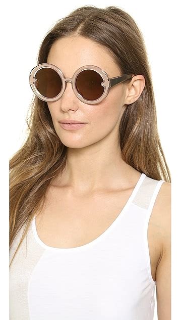Karen Walker Orbit Filagree Mirrored Sunglasses Shopbop