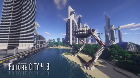 Map Ville Future City 4 3 Minecraft