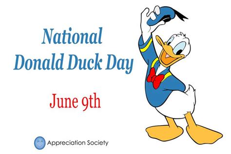Happy National Donald Duck Day June 9th