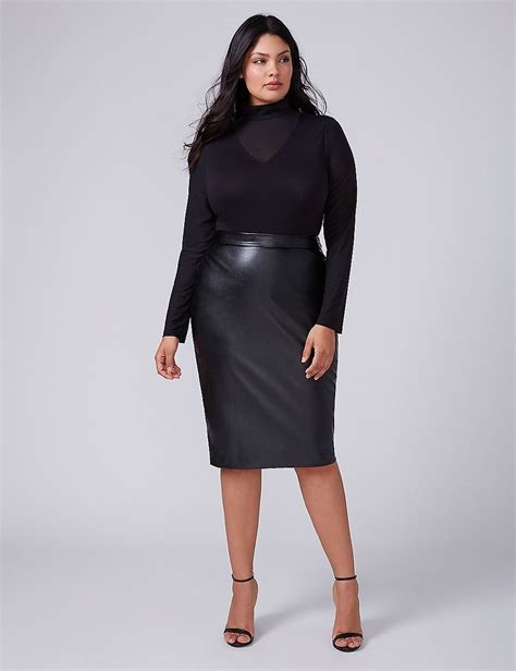 Plus Size Leather Skirts You Ll Wear Every Day Until Spring Oye Times