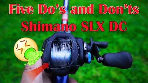 Shimano SLX DC Beginner Tips YouTube