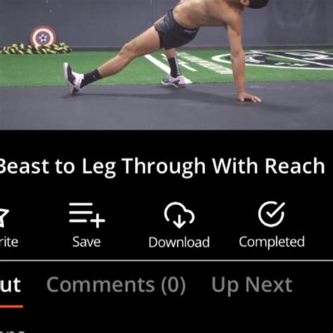 Beast Leg Through To Reach By Rushfitness 💪🏽 Exercise How To Skimble