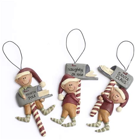 Whimsical Christmas Elves Ornaments Christmas And Winter Sale Sales