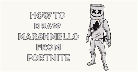 Fortnite Drawing Marshmello Head 130