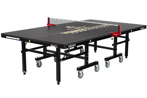 In terms of the foldable table, the height of the table would be 64 inches in the two halves after folding up. Ping Pong Tables for Schools