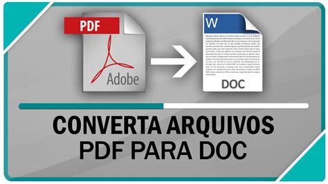 Como Converter Um Documento Pdf Para Word Compartilhando Documentos