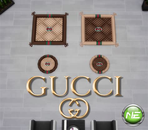 Mod The Sims Pet Beds Gucci Set Both Sizes And 10 Swatches