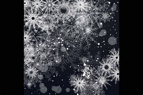27 Falling Snowflakes Overlay Digital Images Png Transparent