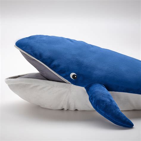 BlÅvingad Soft Toy Blue Whale 39 Ikea
