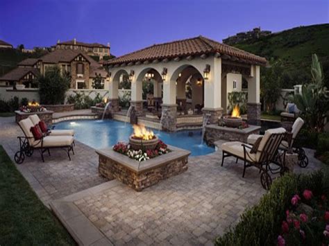 Classic Bedroom Designs Pool With Outdoor Living Patio
