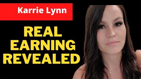 How Much Money Karrie Lynn Makes On Youtube 2021 Karrie Lynn Earnings