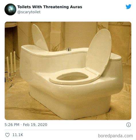 These Twitter Accounts Post Toilets With Threatening Auras And Here Are Of The Most Cursed