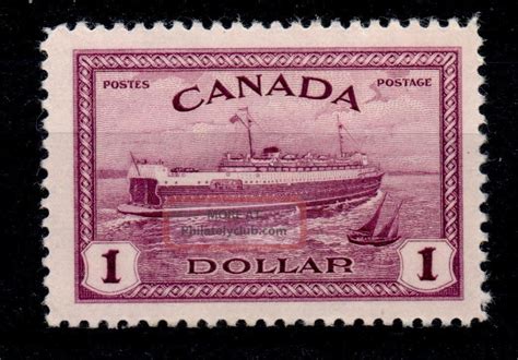 Canada Sg406 1946 Peace 1 Purple