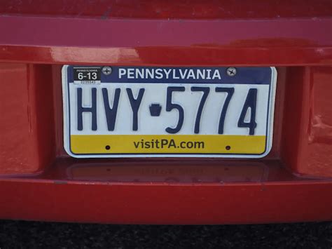 How To Apply For A New License Plate In Pennsylvania Etags Vehicle