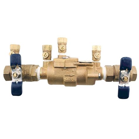 Febco 34 In Bronze Double Check Valve Assembly 34 850 The Home Depot