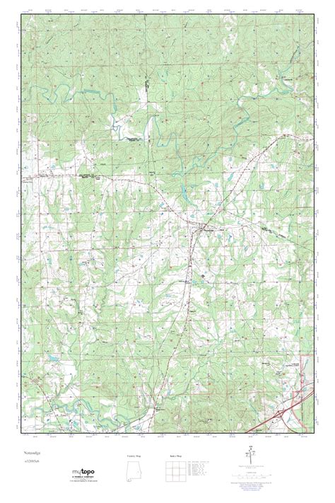 Mytopo Notasulga Alabama Usgs Quad Topo Map