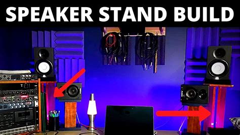 Basic monitor stands can be customized to suit your needs. EASY DIY Home Studio Speaker/Monitor Stand Build Under $40 - YouTube
